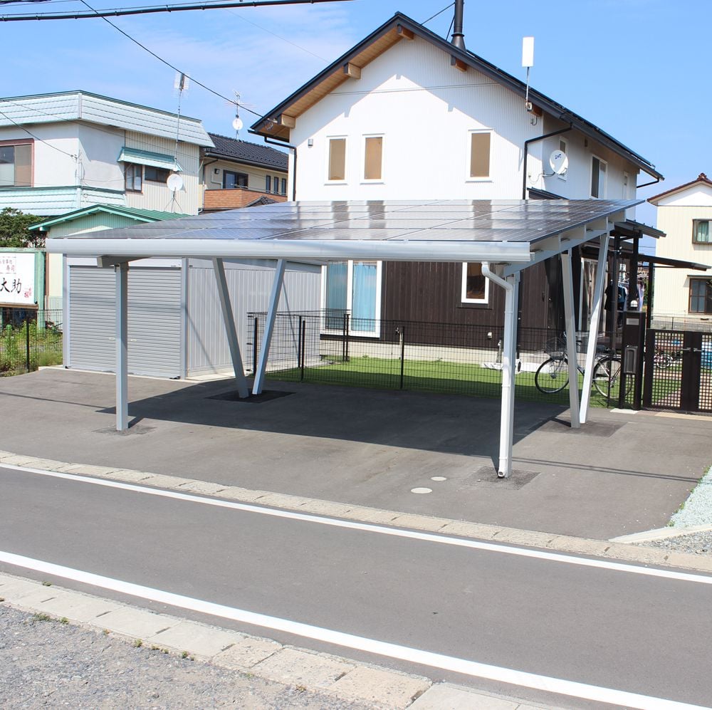 SOEASY Solar Carport Structure -- Commercial Carport